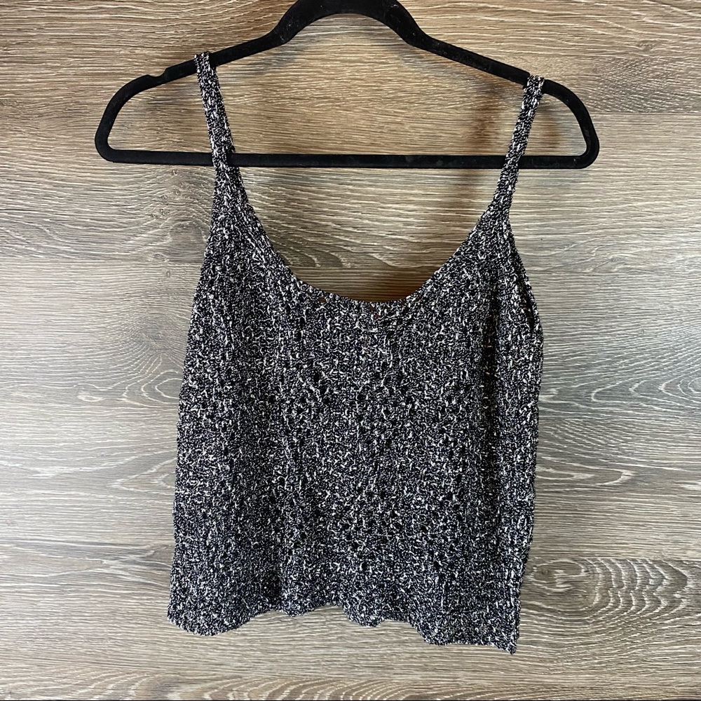 Free People Glisten Crochet Tank